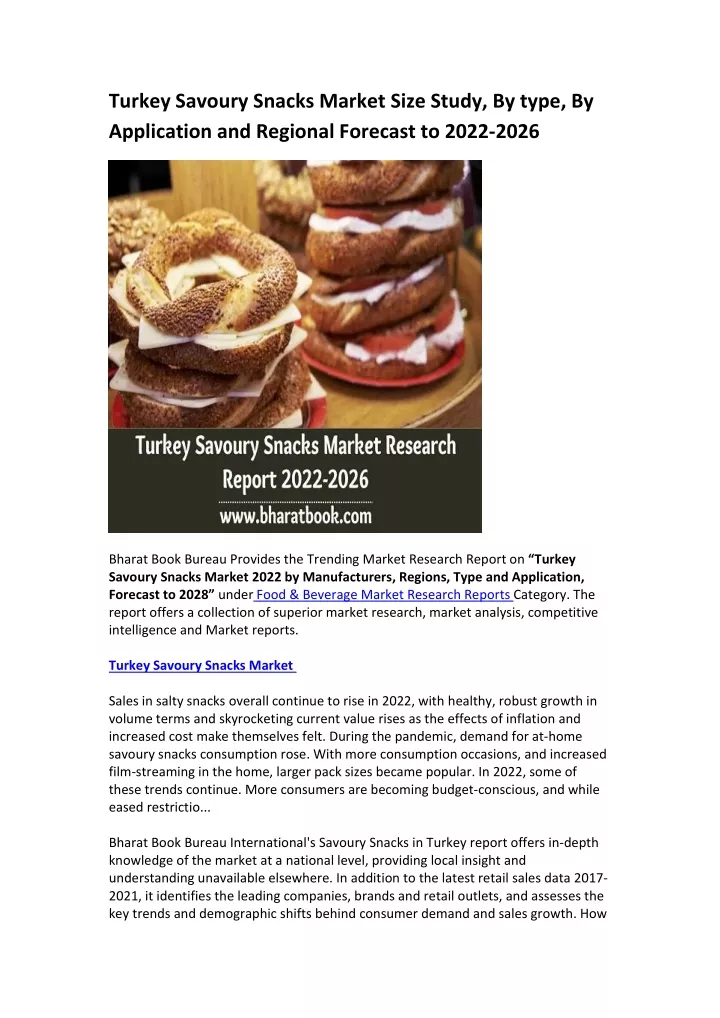 Ppt Turkey Savoury Snacks Market Research Report Powerpoint