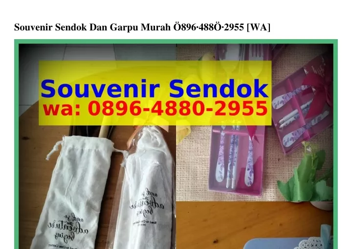 Ppt Souvenir Sendok Dan Garpu Murah Wa Powerpoint