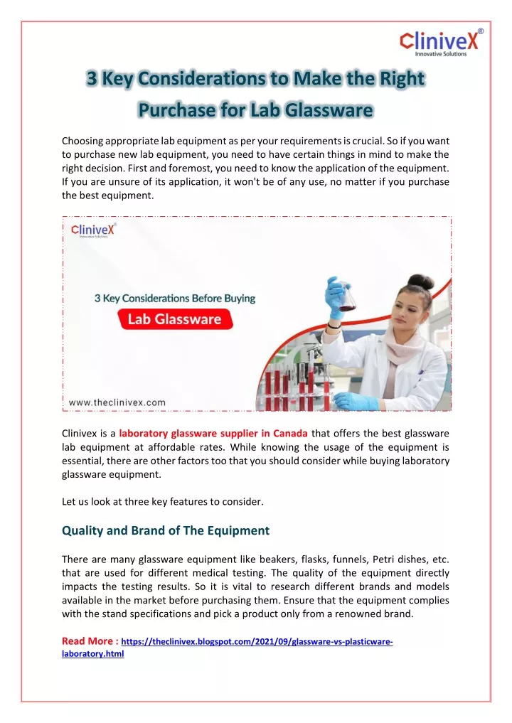 PPT 3 Important Factors To Take Into Account When Buying Lab