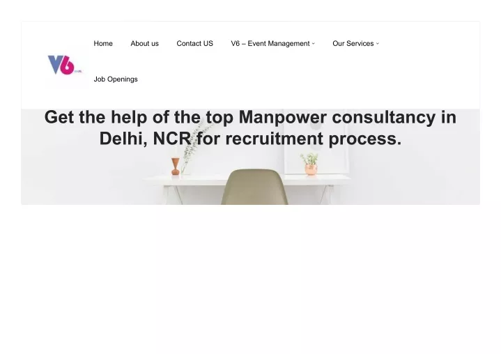 PPT V6jobmart Manpower Consultancy Delhi Ncr PowerPoint