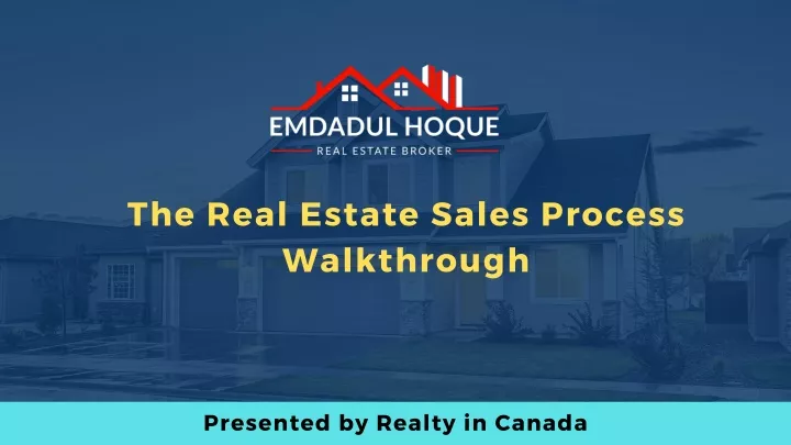 Ppt The Real Estate Sales Process Walkthrough Powerpoint Presentation