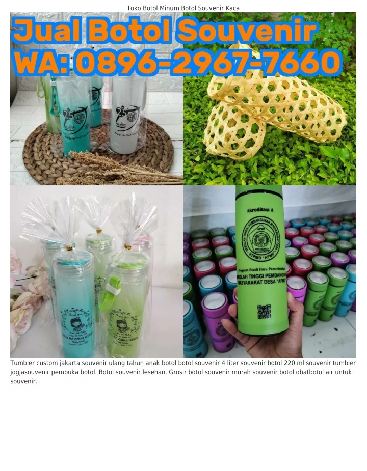 PPT Ô8ᑫ6 2ᑫ6ᜪ ᜪ66Ô WA Souvenir Botol 400 Ml Beli Souvenir Botol