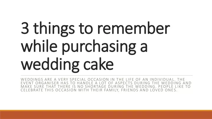 Ppt Things To Remember While Purchasing A Wedding Powerpoint