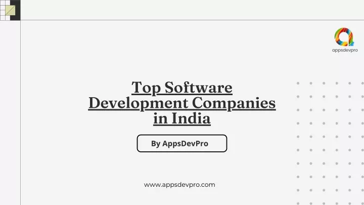 Ppt Top Software Development Companies In India Powerpoint