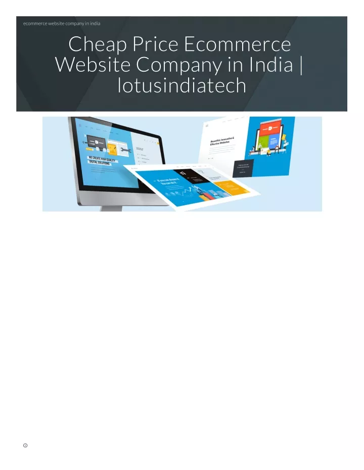 Ppt Ecommerce Seo Company India Powerpoint Presentation Free