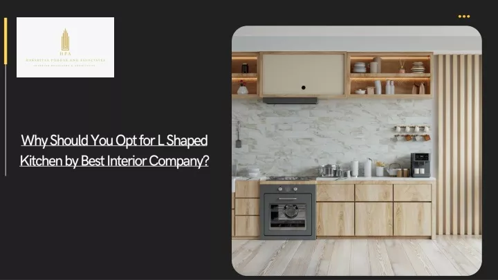 Ppt Why Should You Opt For L Shaped Kitchen By Best Interior Company