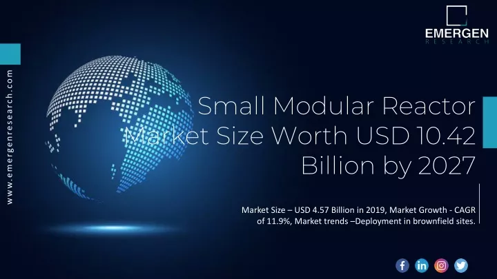 Ppt Small Modular Reactor Market Size Worth Usd Billion By