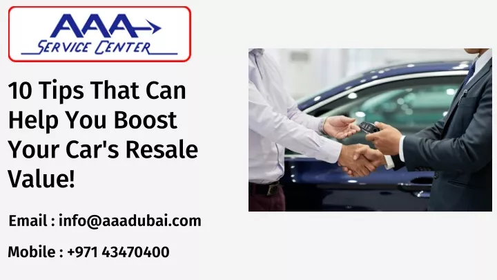 Ppt Tips That Can Help You Boost Your Car S Resale Value