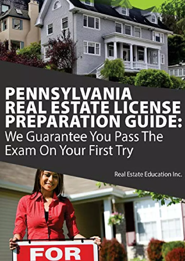 Ppt Ebook D Ownload Pennsylvania Real Estate License Preparation