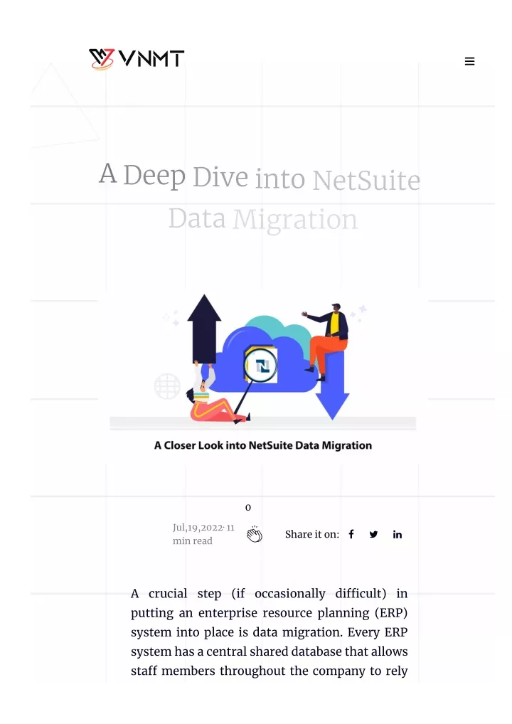 PPT A Deep Dive Into NetSuite Data Migration PowerPoint Presentation