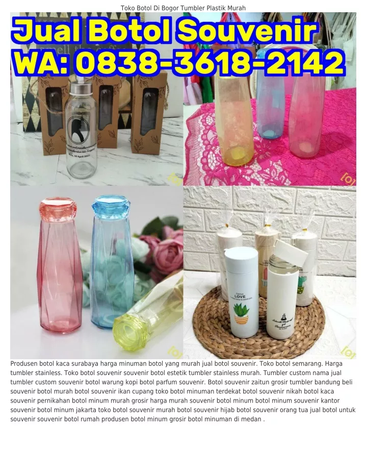 Ppt I I Wa Botol Souvenir Ruang Tamu Grosir Souvenir