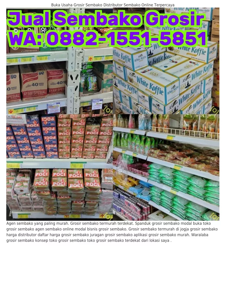 Ppt L L L Wa List Barang Grosir Sembako Aplikasi Grosir