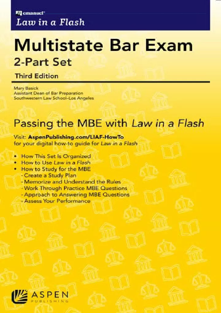 Ppt Pdf Book Emanuel Law In A Flash For Multistate Bar Exam Flash