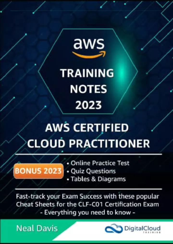 PPT PDF BOOK AWS Certified Cloud Practitioner Training Notes