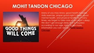 Mohit Tandon Chicago