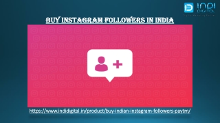 Why you should buy Instagram followers in India