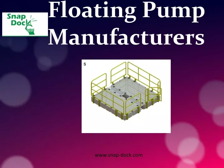 floating pump manufacturers