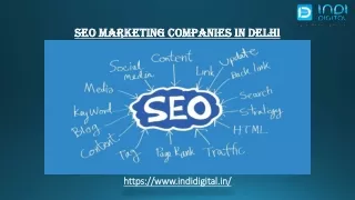 How to choose the best SEO marketing companies in Delhi