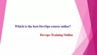 DevOps course online