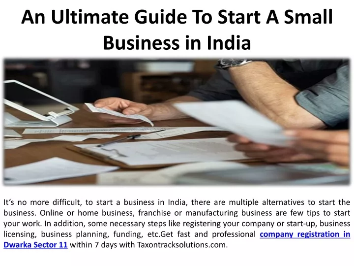 an ultimate guide to start a small business