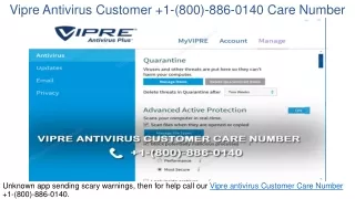 Vipre Antivirus Customer  1-(800)-886-0140 Care Number