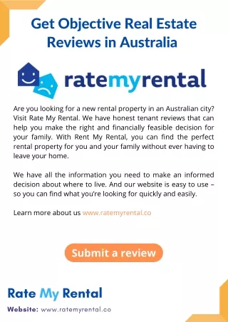 Get Objective Real Estate Reviews in Australia