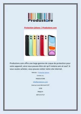 Protection Iphone | Produstore.com