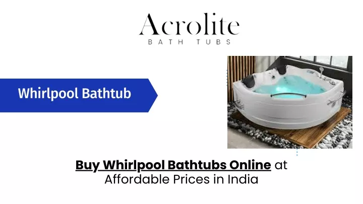 whirlpool bathtub