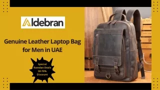 Buy Genuine Leather Laptop Bag for Men in UAE