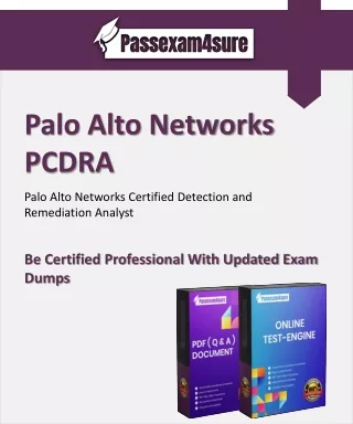 Buy PCDRA Practice Questions Answers and Get 20% Discount