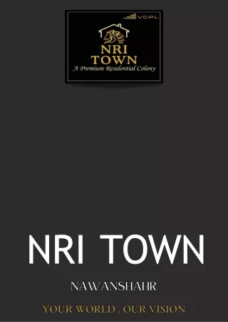 NRI Town Nawanshahr - A Premium Residential Colony