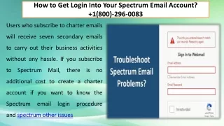 How to Get Login Into Your Spectrum Email