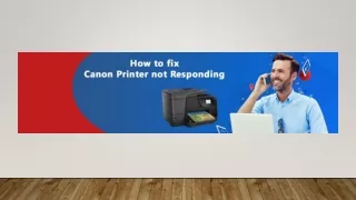 Ways To Fix Canon Printer Not Responding