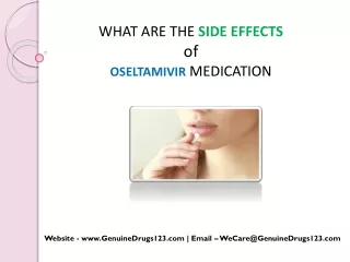 what are the side effects of oseltamivir