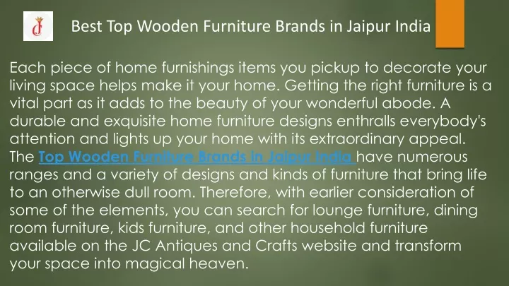 best top wooden f urniture b rands in jaipur india