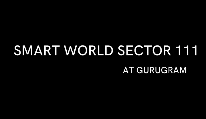 smart world sector 111