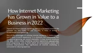howinternetmarketing has grown in value