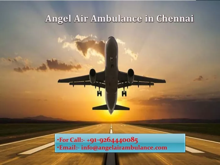 angel air ambulance in chennai