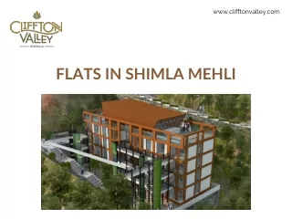 flats in Shimla Mehli