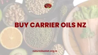 Buy Carrier Oils Nz | Nature's Basket