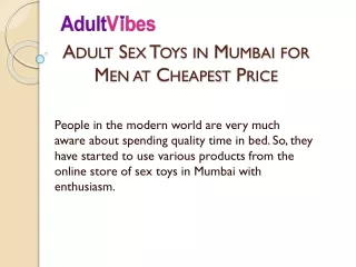 Sex Toys in Mumbai | sex toys store | call :  91 9883652530