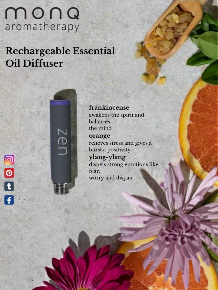 rechargeable essential oil diffuser