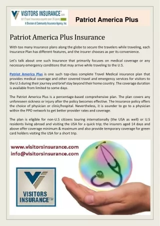 Patriot America Plus