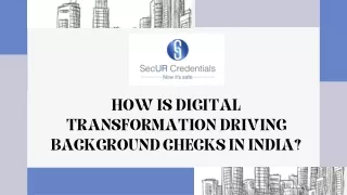 how is digital transformation driving background