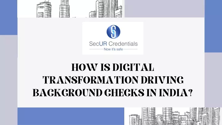 how is digital transformation driving background