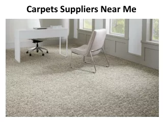 carpets suppliers near me