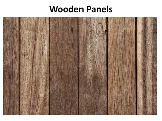 wooden panels