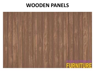 wooden panels