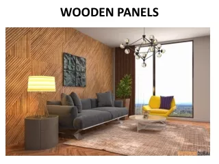 wooden panels