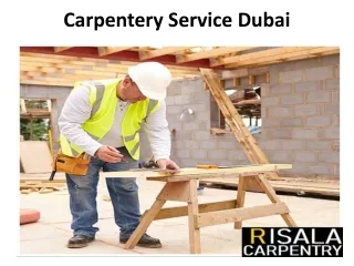carpentery service dubai